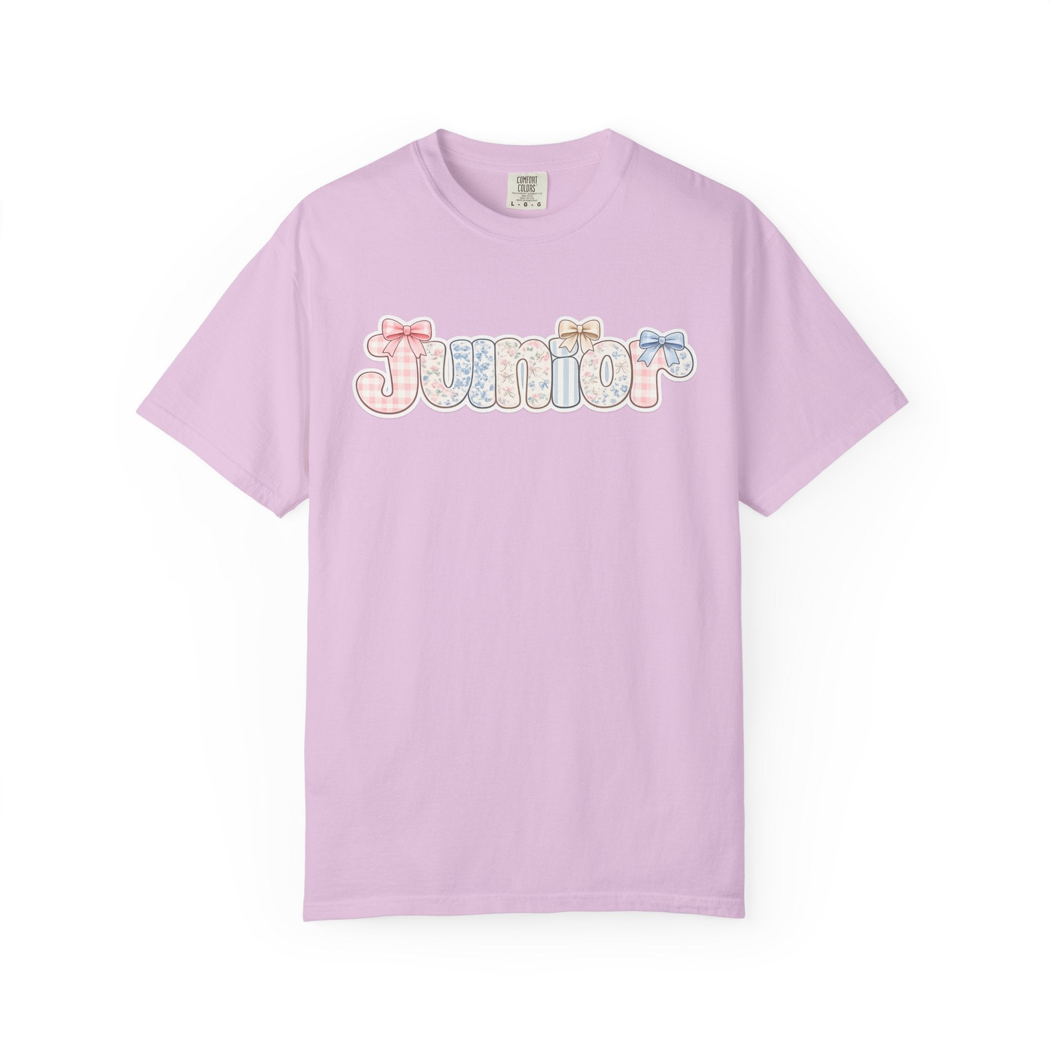 Junior Floral Graphic T-Shirt — Back-to-School College Crew Tee