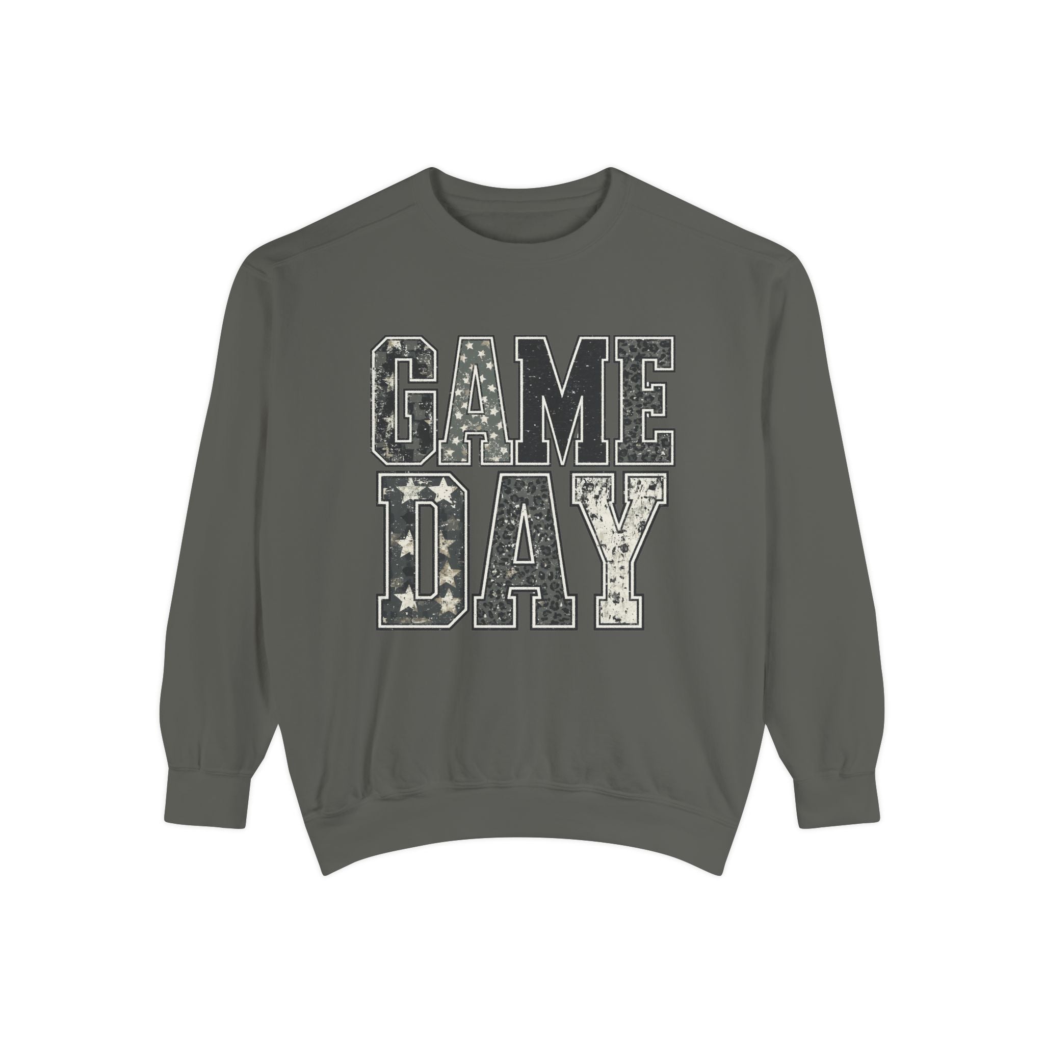 Game Day Sweatshirt – Vintage Distressed Sports Crewneck