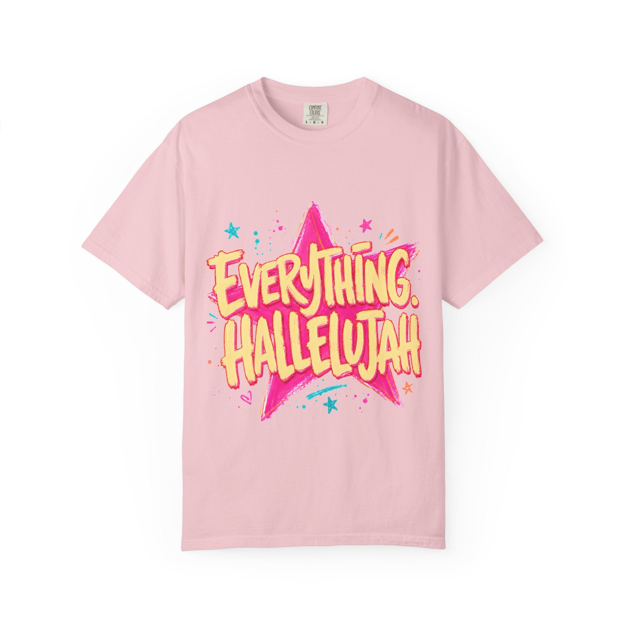 Everything Hallelujah T-Shirt — Retro Star Graphic Christian Tee