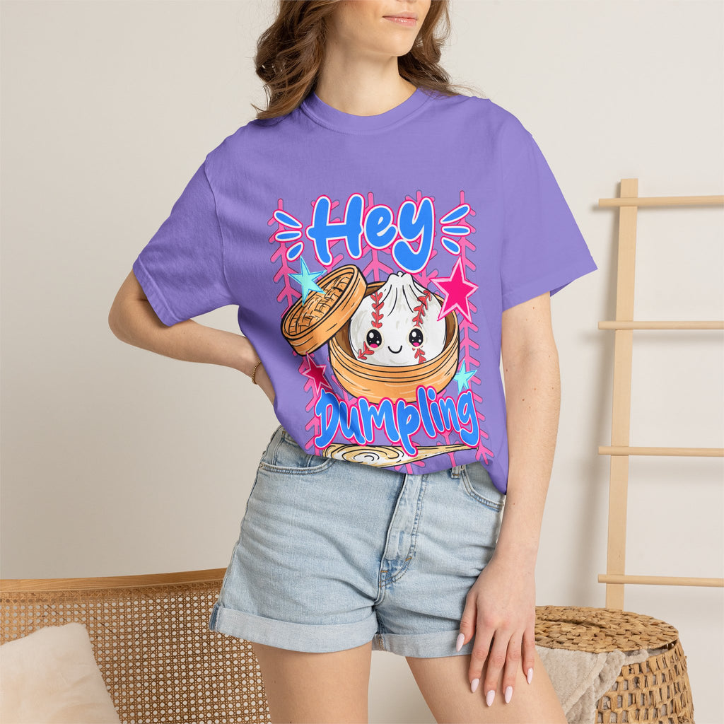 Hey Dumpling T-Shirt — Cute Kawaii Dumpling Graphic Tee
