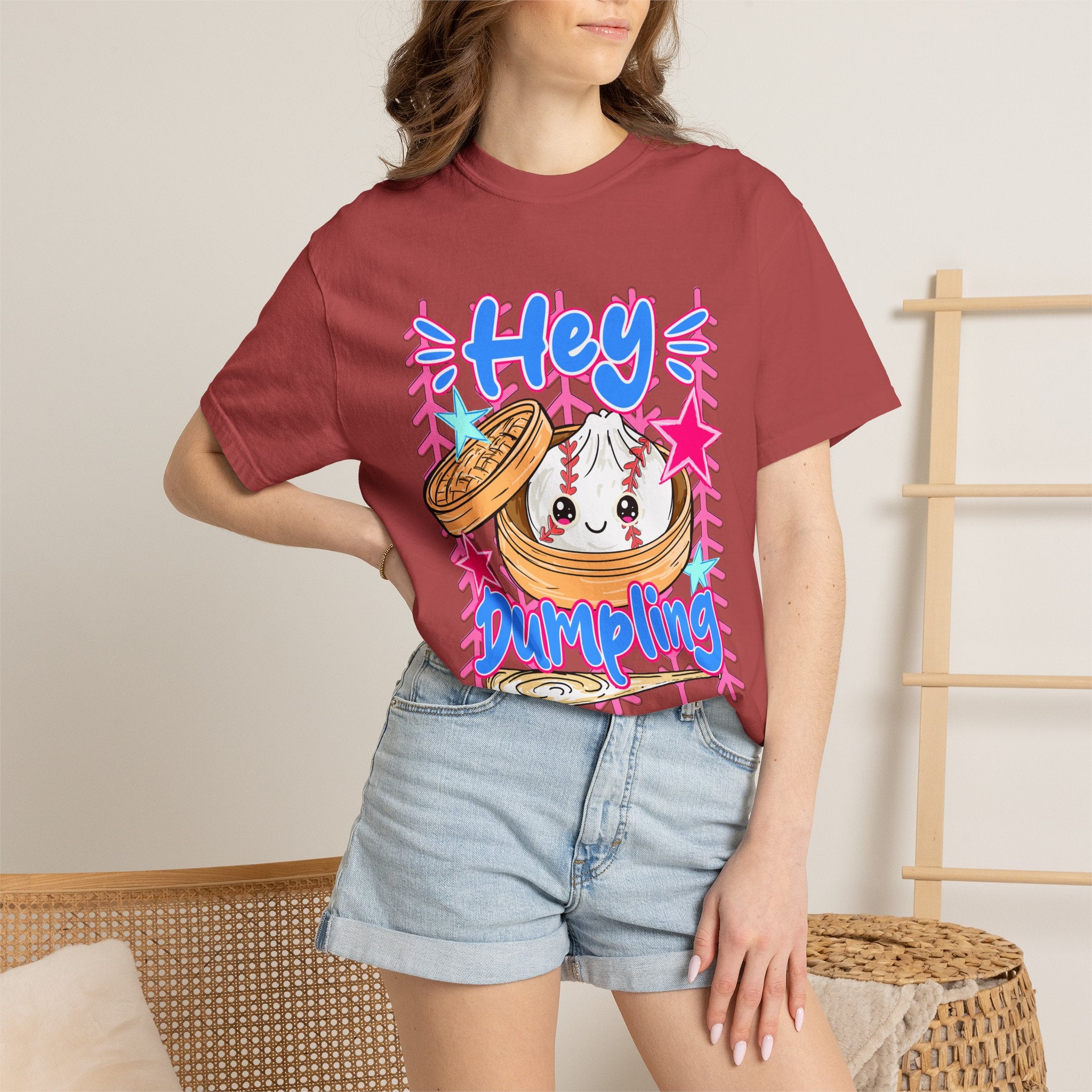Hey Dumpling T-Shirt — Cute Kawaii Dumpling Graphic Tee