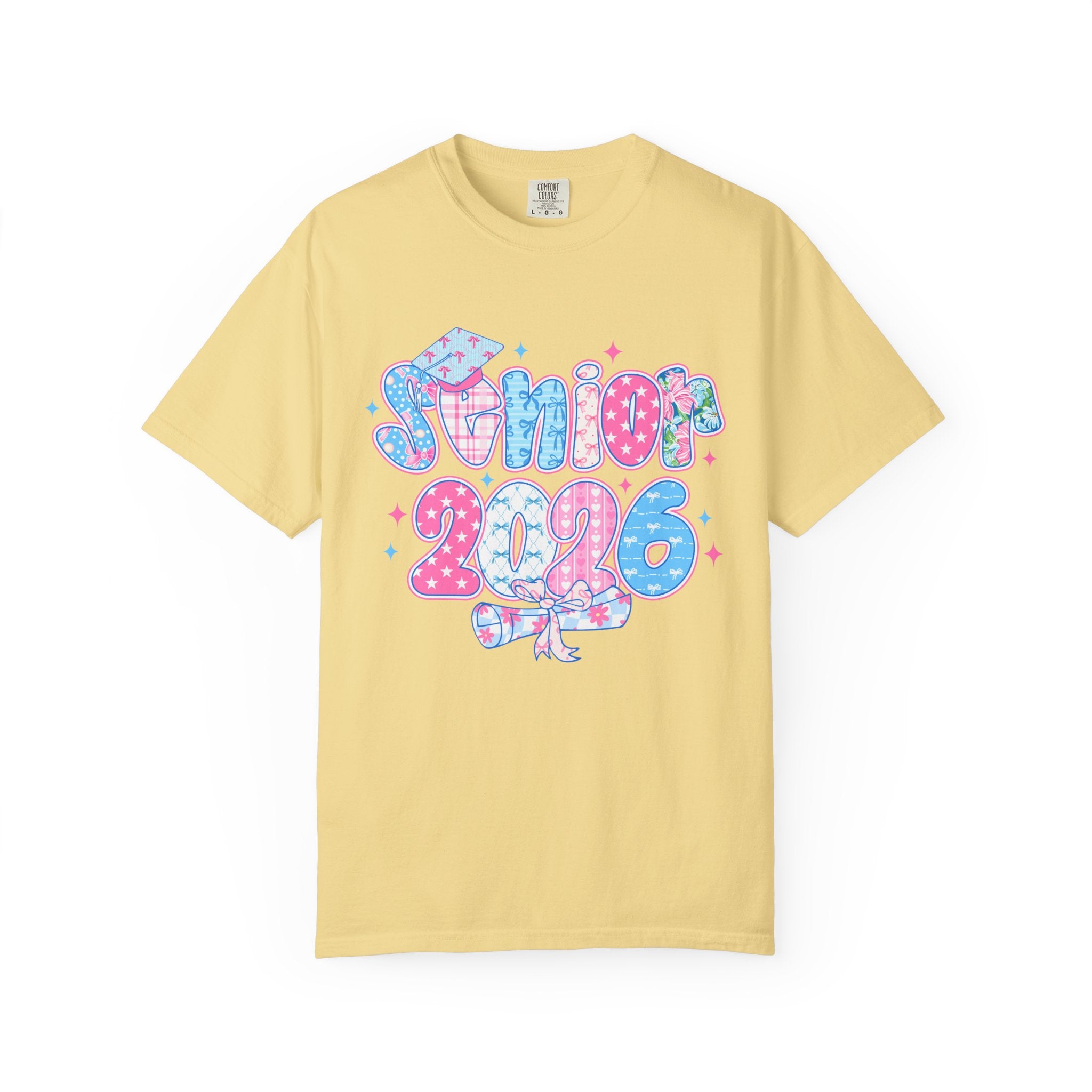 Senior 2026 Preppy Graphic T-Shirt