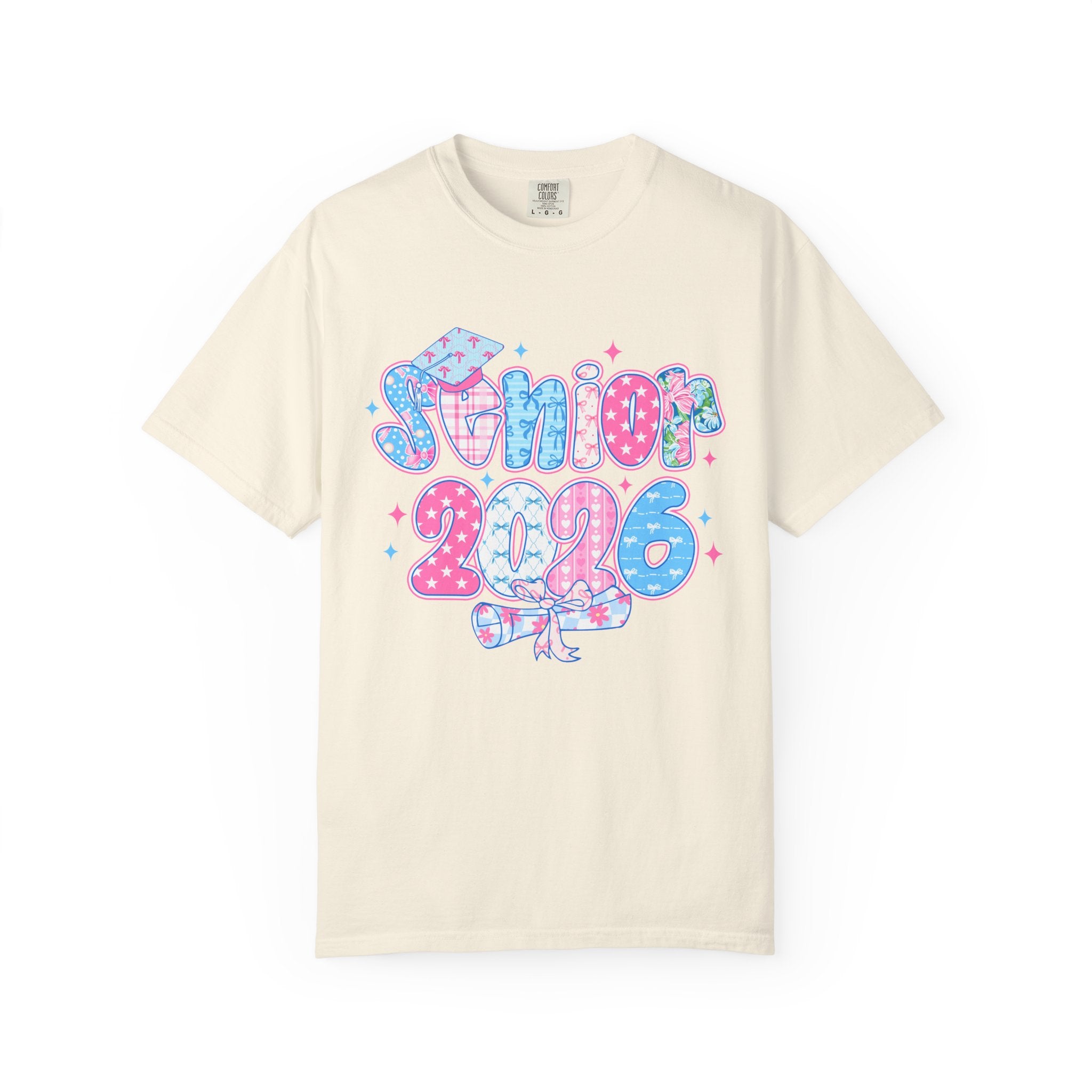 Senior 2026 Preppy Graphic T-Shirt