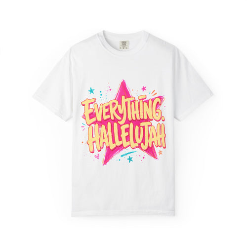 Everything Hallelujah T-Shirt — Retro Star Graphic Christian Tee