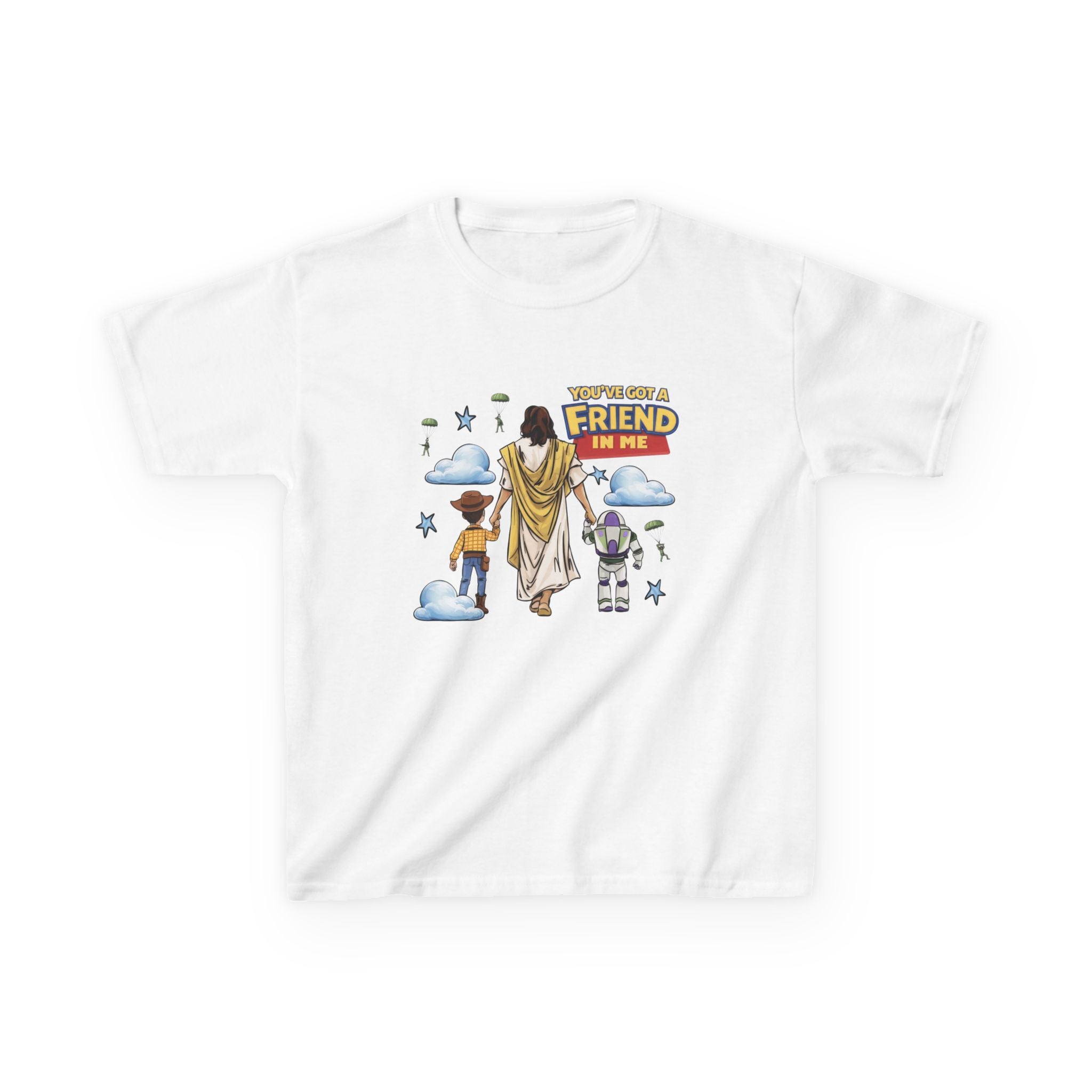 Kids Tee — "Forever My Friend" Cute Cloud Adventure Graphic