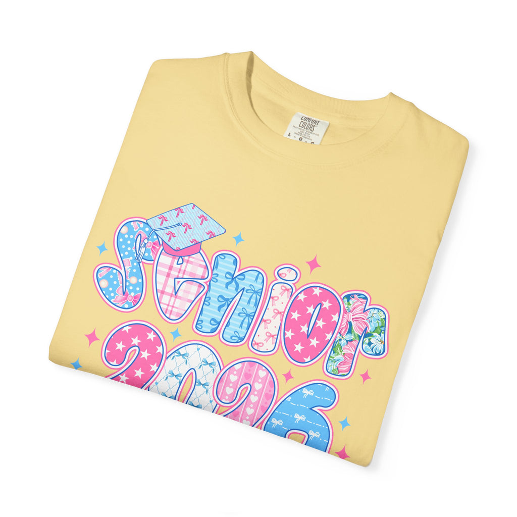 Senior 2026 Preppy Graphic T-Shirt