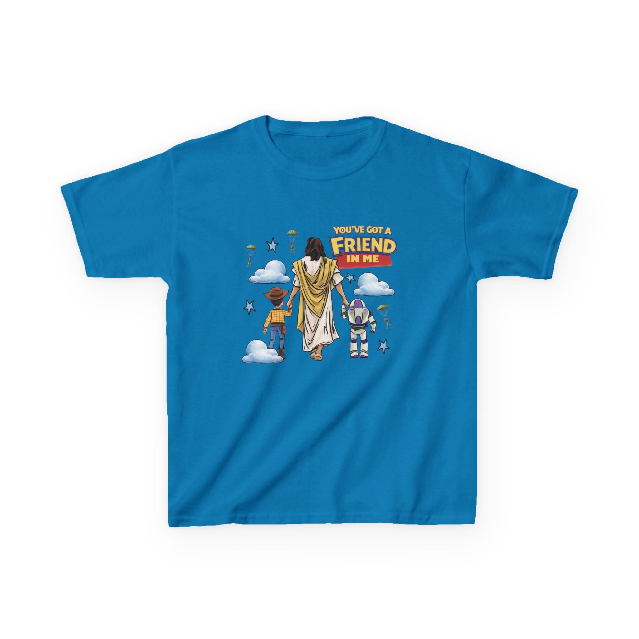 Kids Tee — "Forever My Friend" Cute Cloud Adventure Graphic