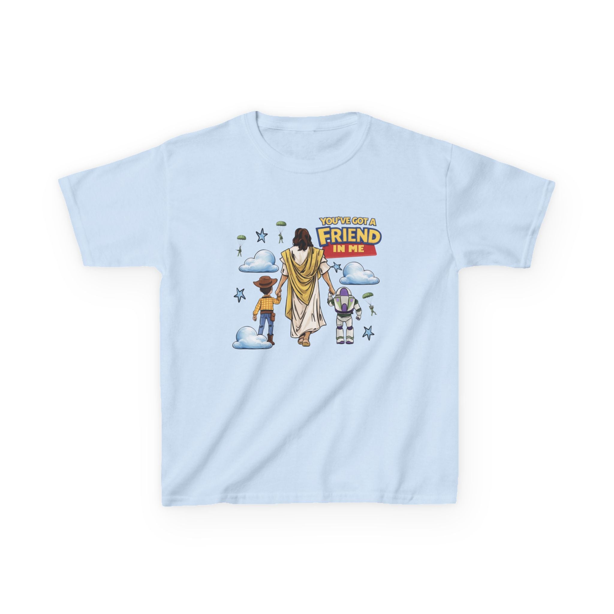 Kids Tee — "Forever My Friend" Cute Cloud Adventure Graphic