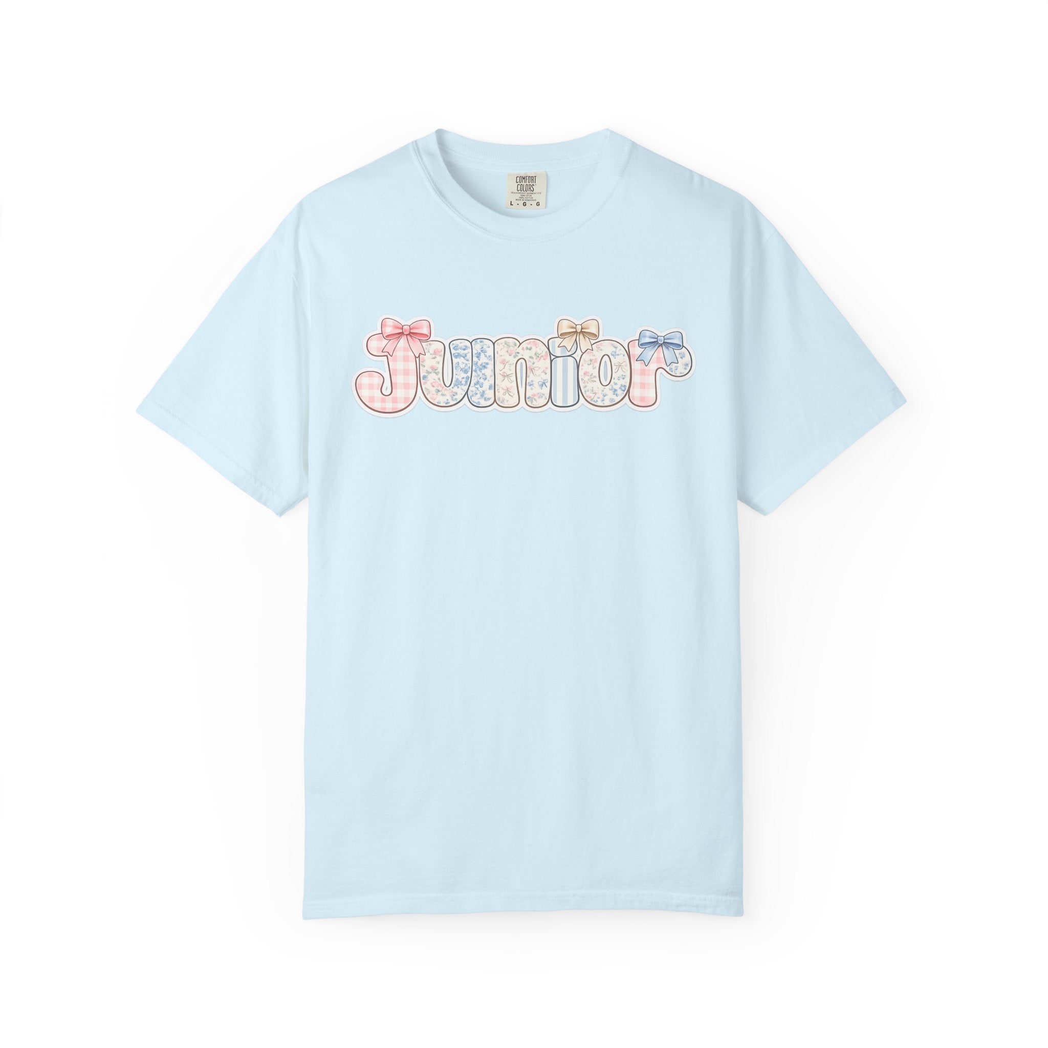Junior Floral Graphic T-Shirt — Back-to-School College Crew Tee