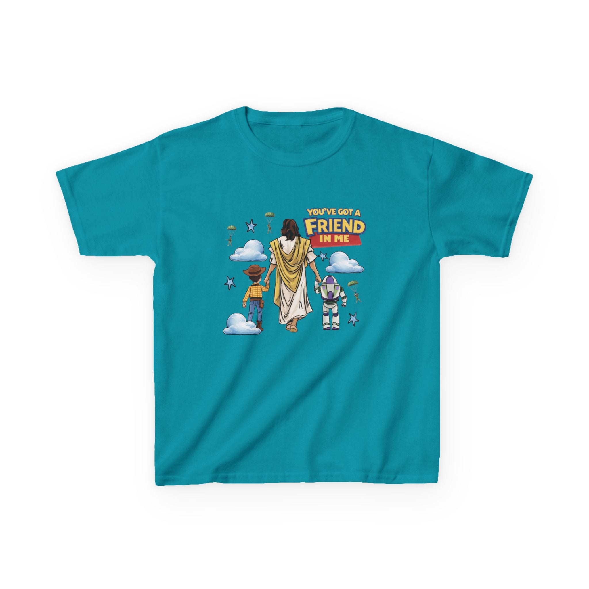 Kids Tee — "Forever My Friend" Cute Cloud Adventure Graphic