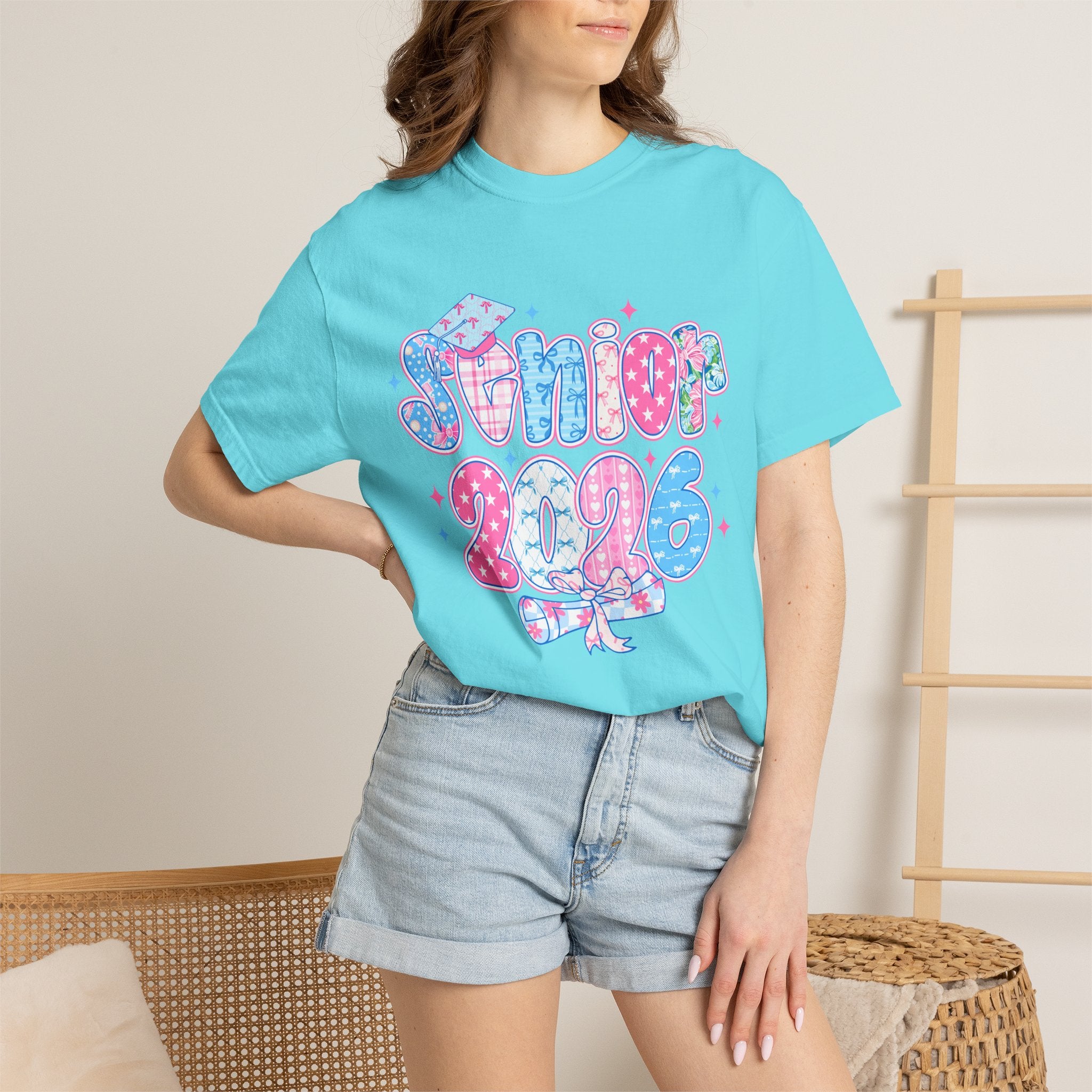 Senior 2026 Preppy Graphic T-Shirt