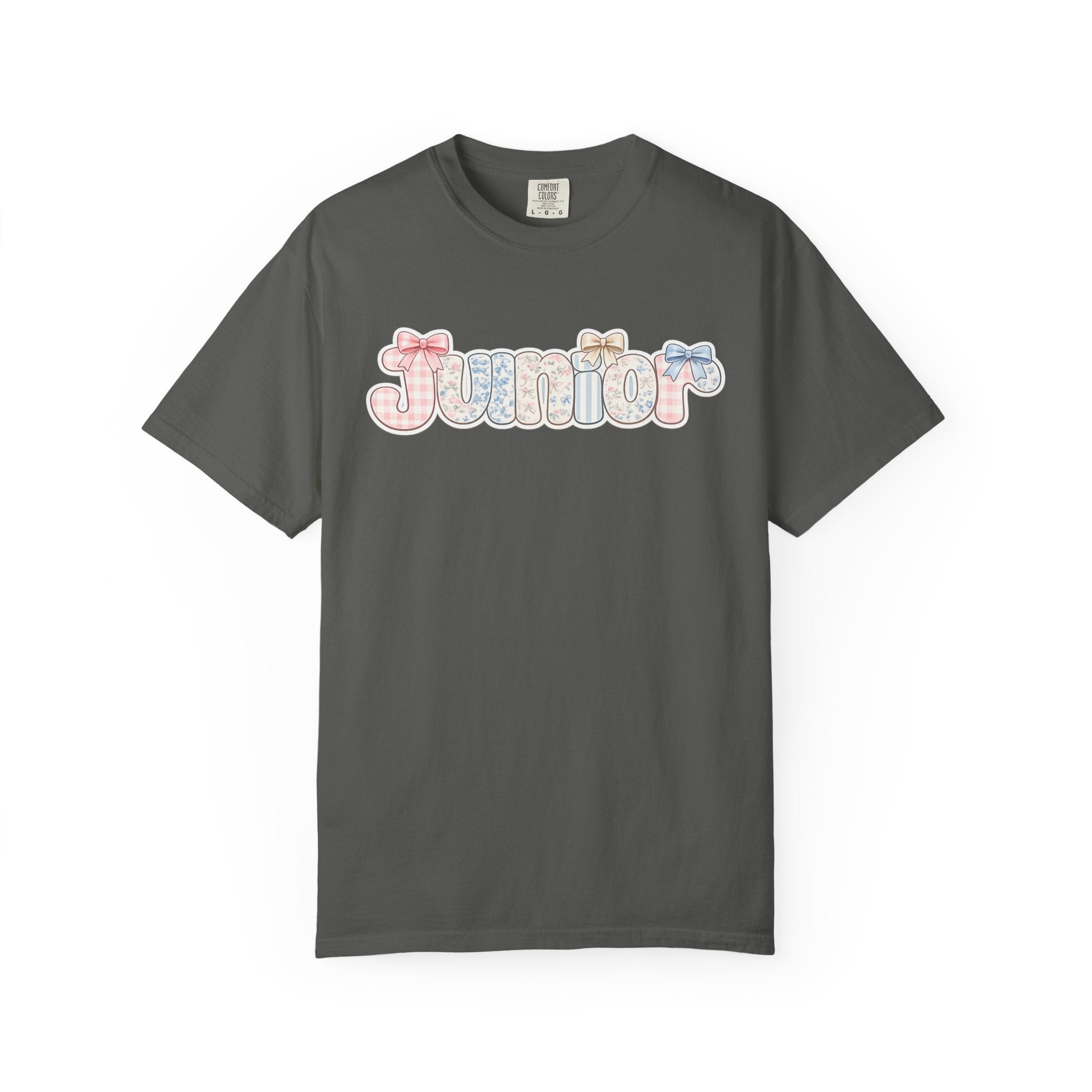 Junior Floral Graphic T-Shirt — Back-to-School College Crew Tee