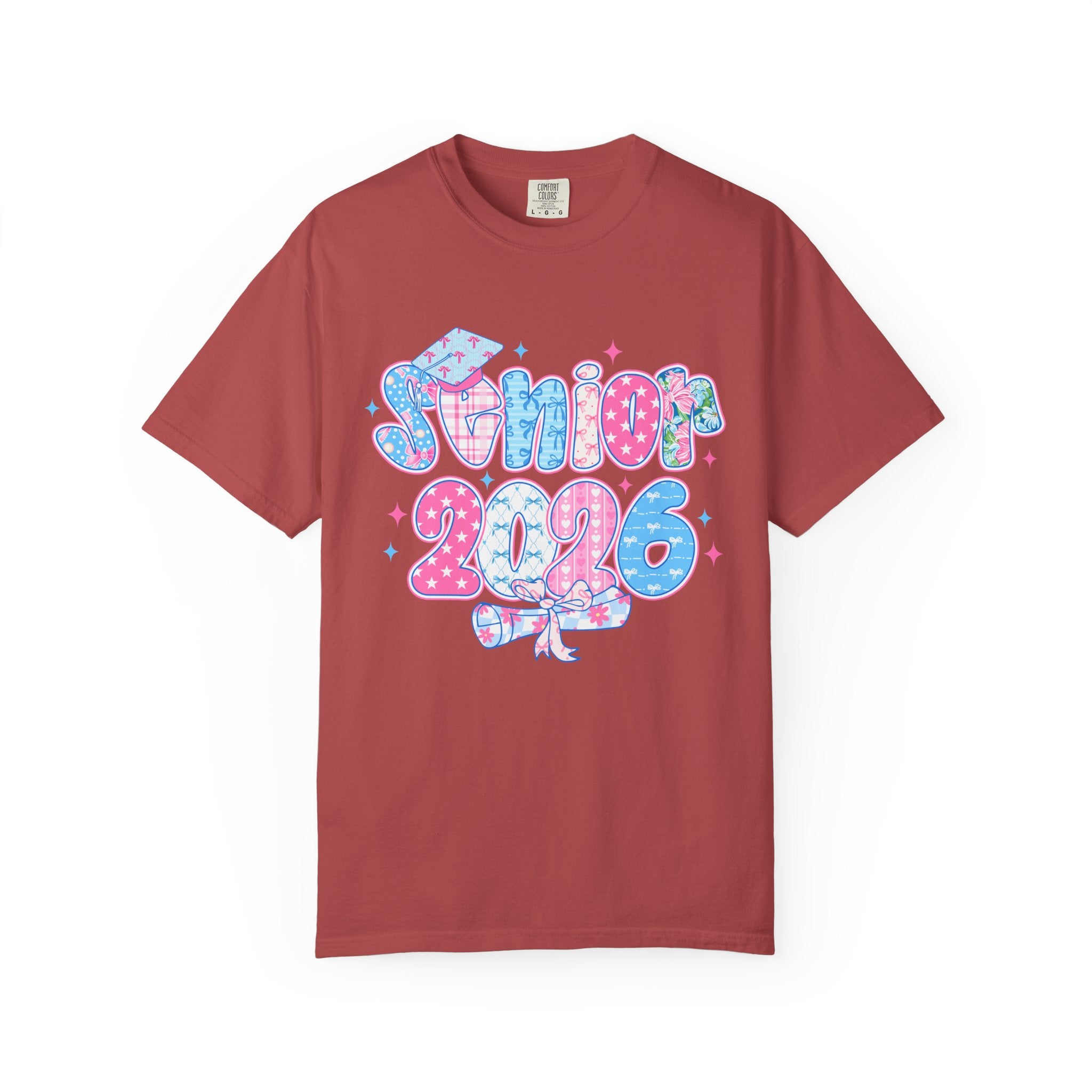 Senior 2026 Preppy Graphic T-Shirt