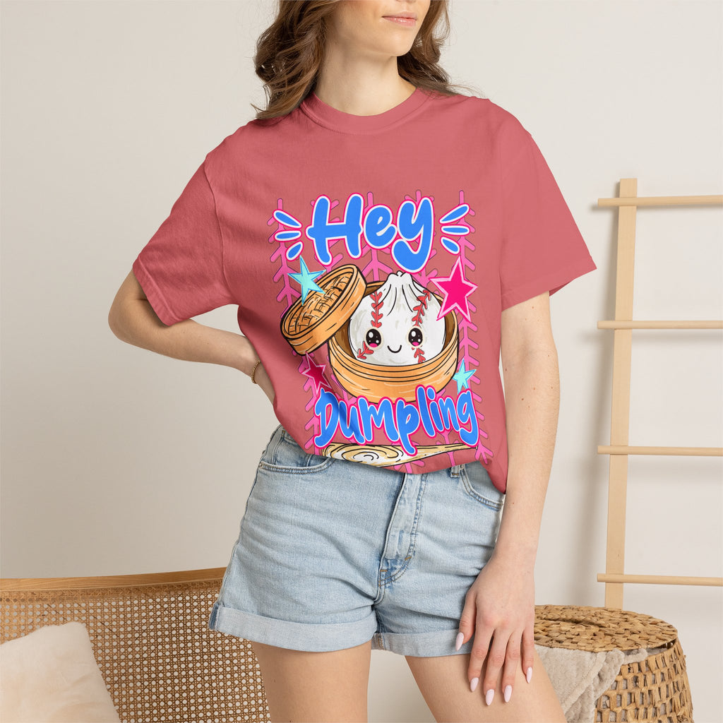 Hey Dumpling T-Shirt — Cute Kawaii Dumpling Graphic Tee