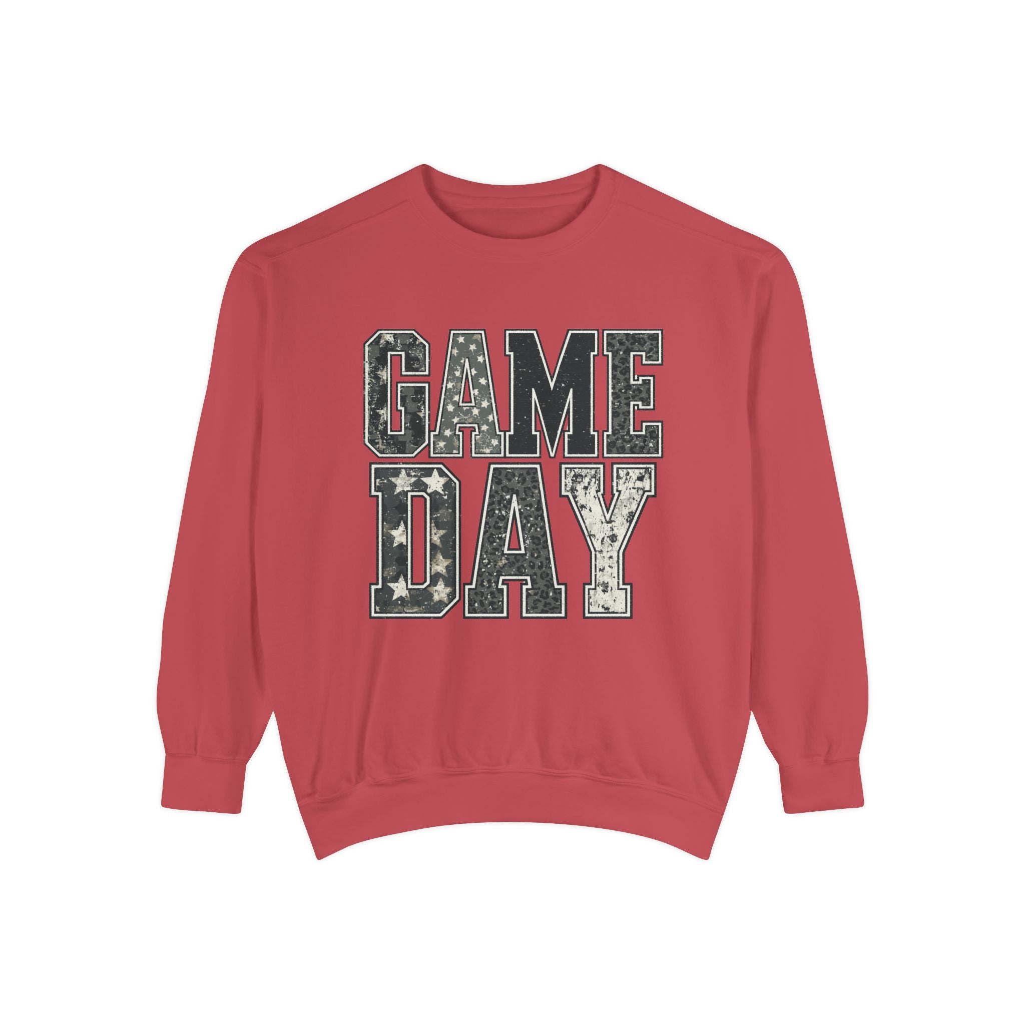 Game Day Sweatshirt – Vintage Distressed Sports Crewneck