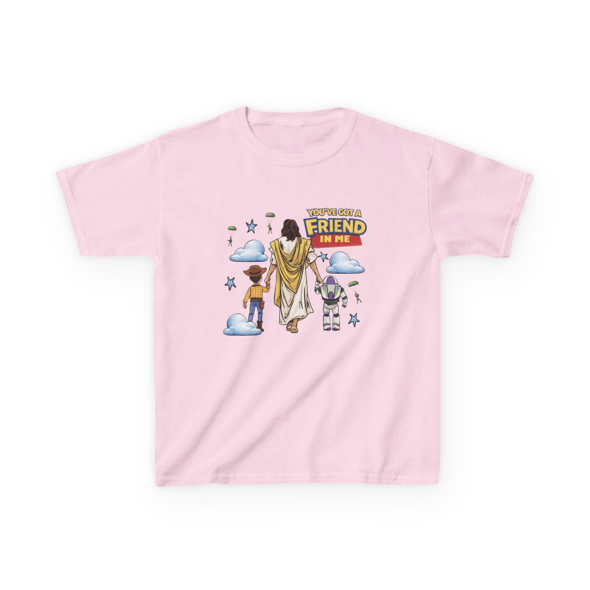 Kids Tee — "Forever My Friend" Cute Cloud Adventure Graphic