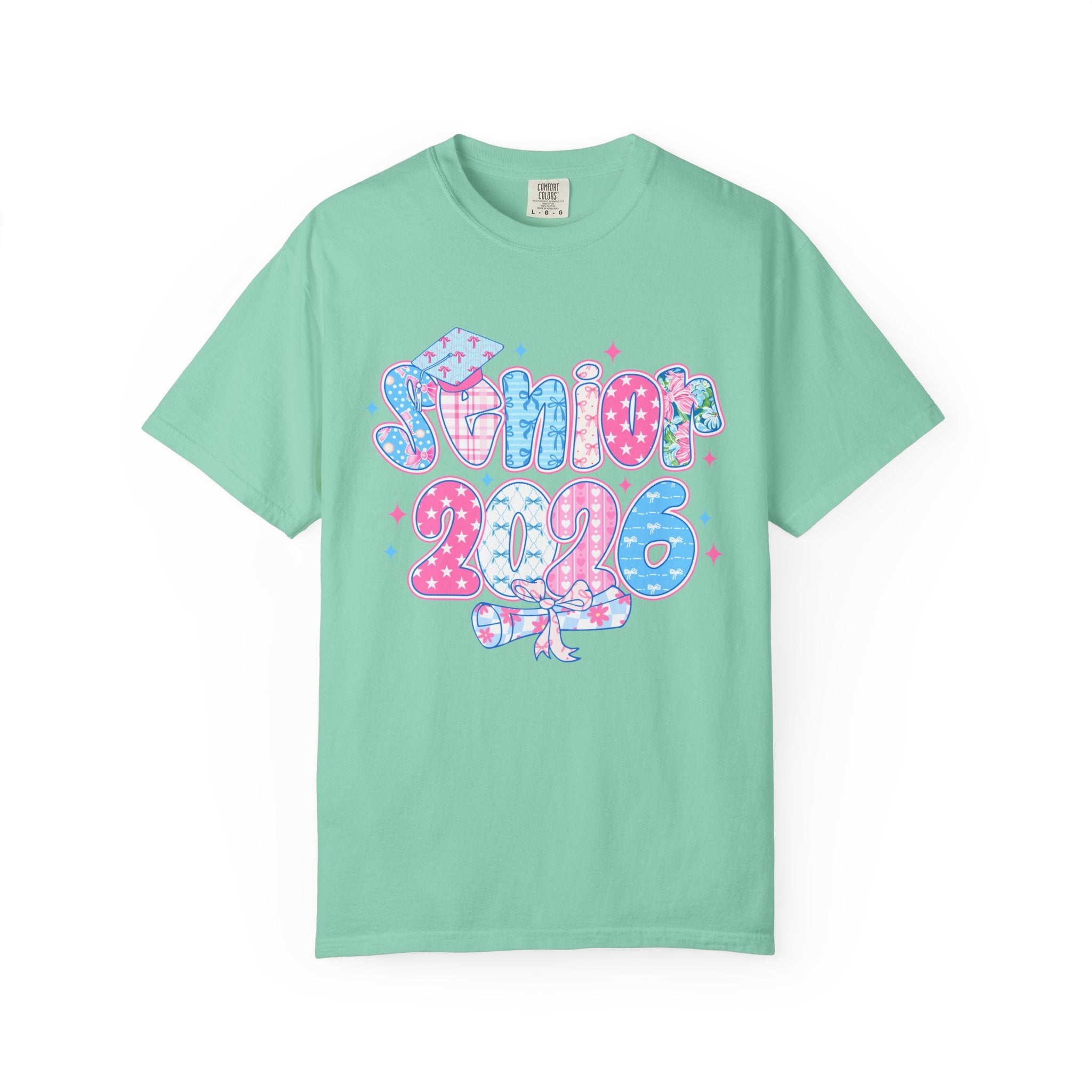 Senior 2026 Preppy Graphic T-Shirt