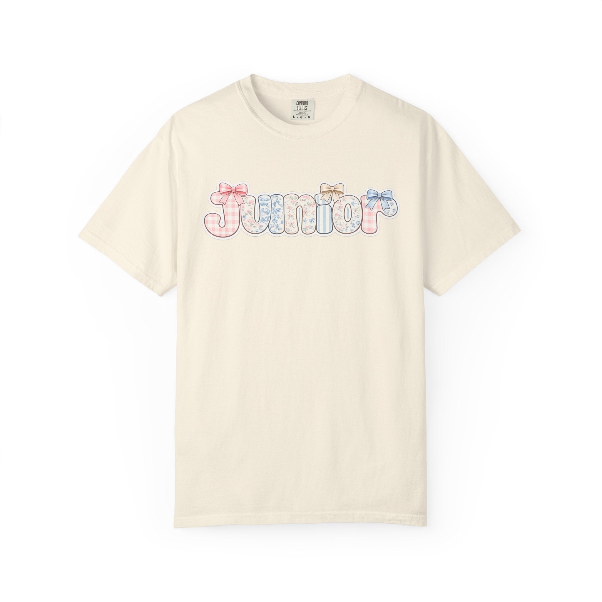 Junior Floral Graphic T-Shirt — Back-to-School College Crew Tee