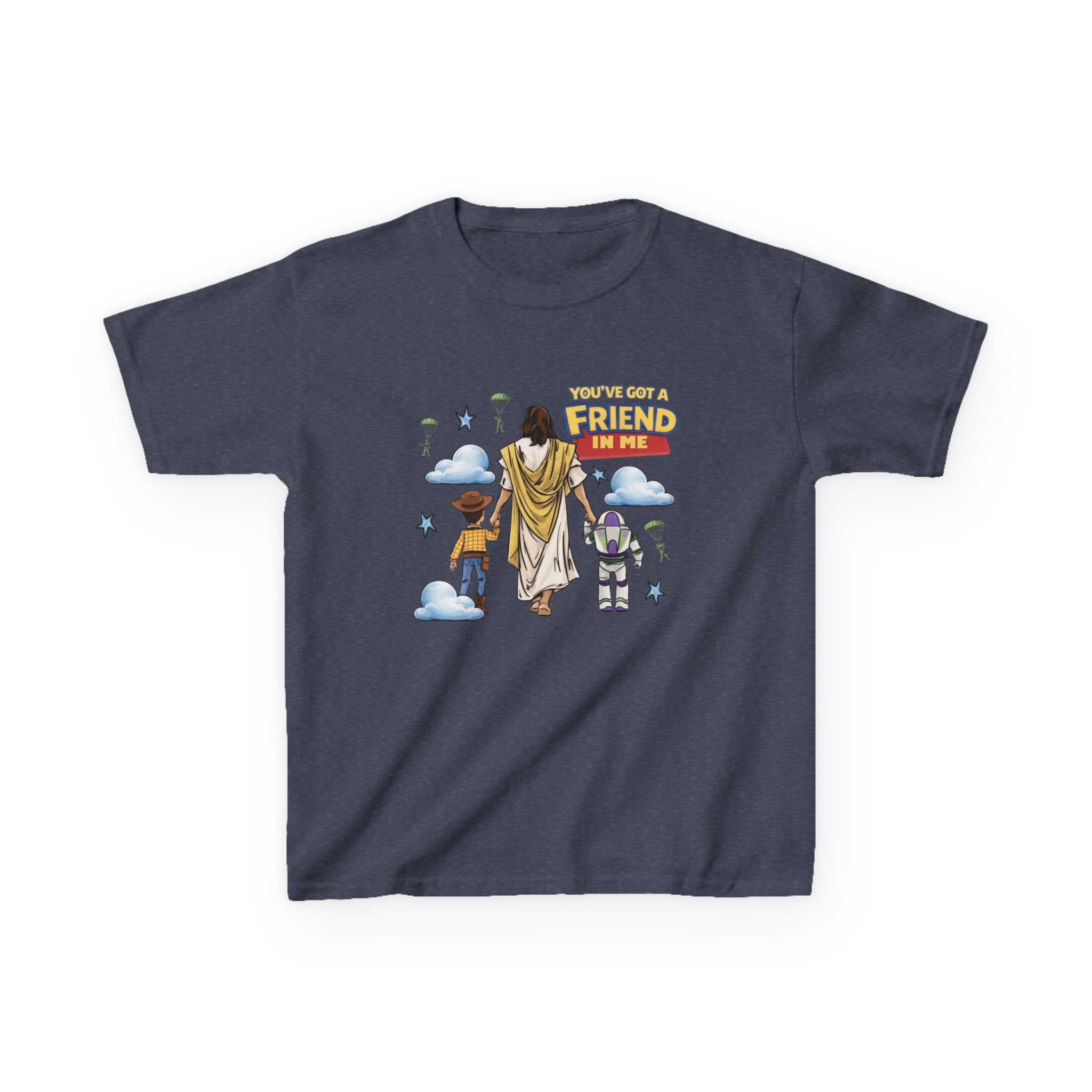 Kids Tee — "Forever My Friend" Cute Cloud Adventure Graphic